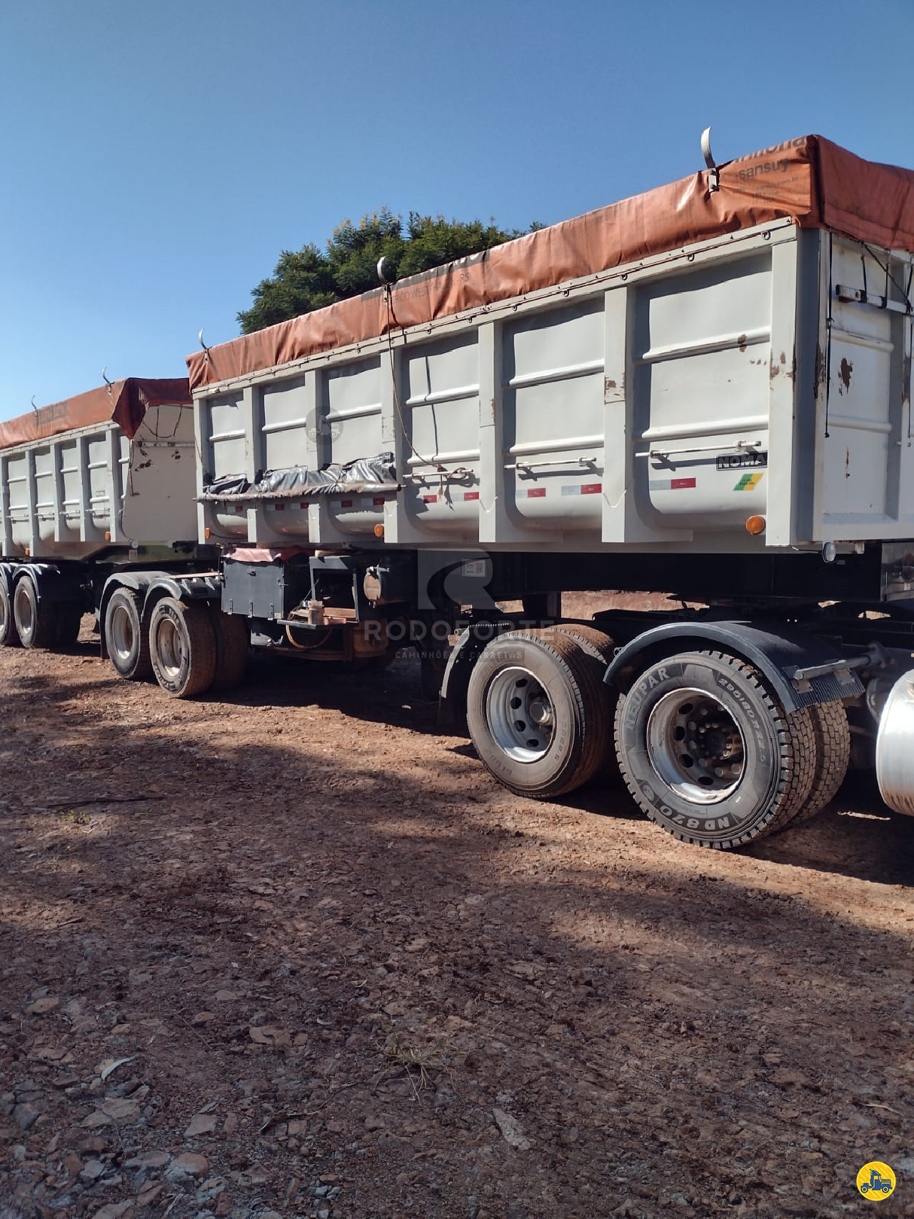 CARRETA BITREM BASCULANTE Rodoforte Caminhões CRISSIUMAL RIO GRANDE DO SUL RS